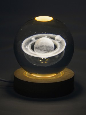Светильник-ночник Crystal Ball 3D галактика шар антистрессовый