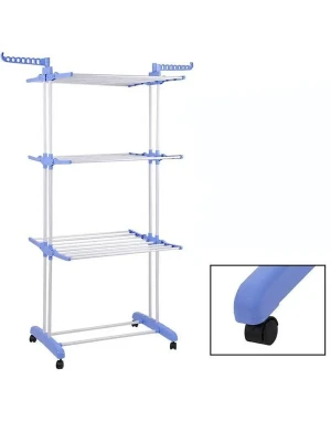 Вешалка Three Layers OF Clothes Hanger для белья напольная складная