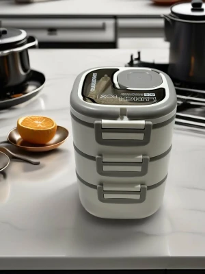 Ланч-бокс Lunch Box на три отсека 1800 мл 