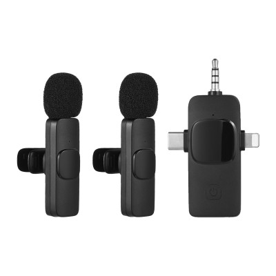 Микрофон Wireless Microphone петличный беспроводной 3 в 1