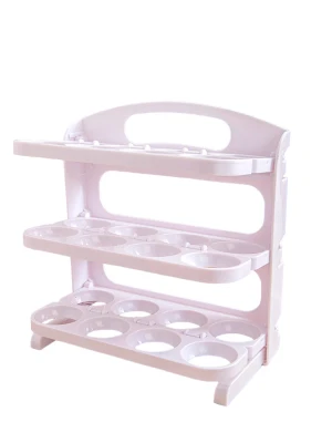 Органайзер Folding Egg Box для хранения яиц 3 яруса