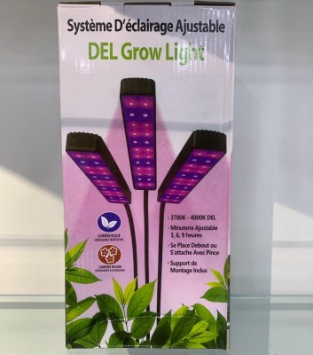 Светильник Del Grow Light - фитолампа полного спектра для растений и рассады