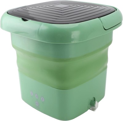 Стиральная машина Folding Washing Machine портативная складная светло-зеленая