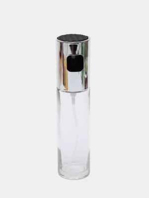 Бутылка Spray Bottle 0.2л для масла и уксуса серебристая спрей-насадка